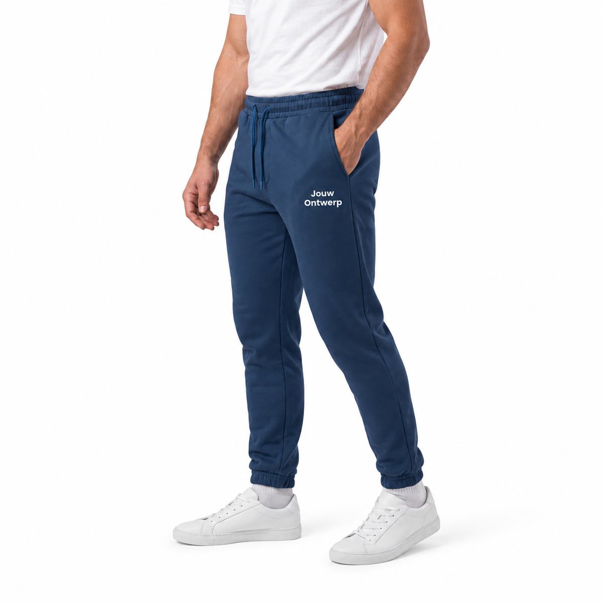 Gepersonaliseerde lange sportbroek met eigen logo