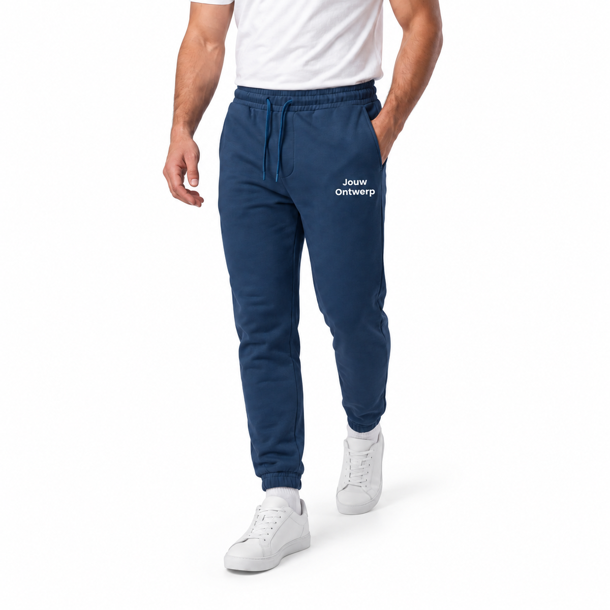 Gepersonaliseerde lange sportbroek met eigen logo