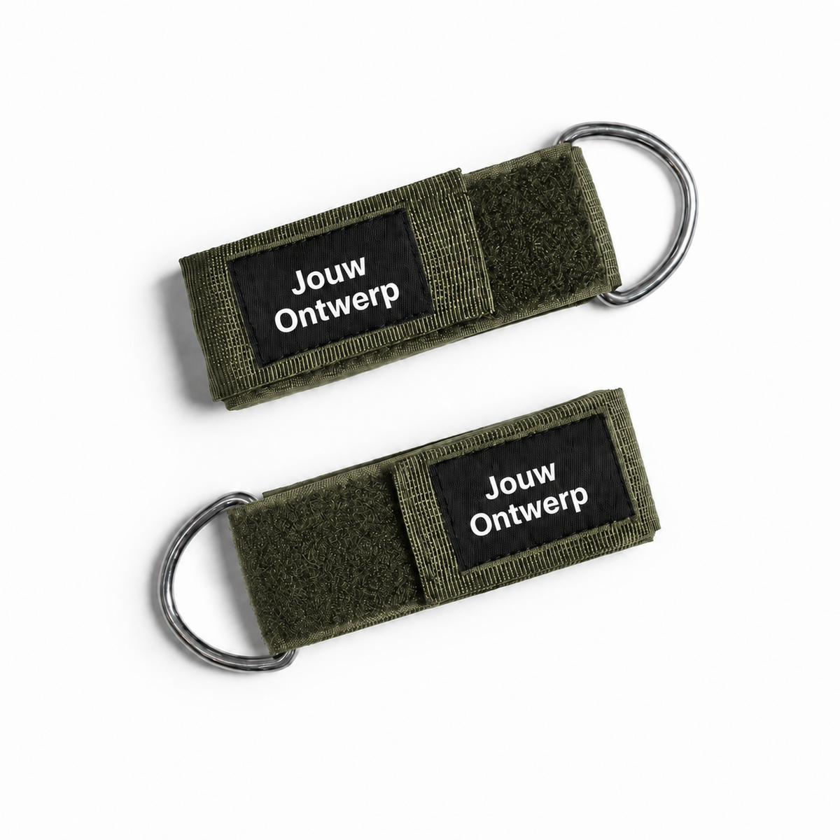 Gepersonaliseerde enkel- en polsstraps met eigen logo