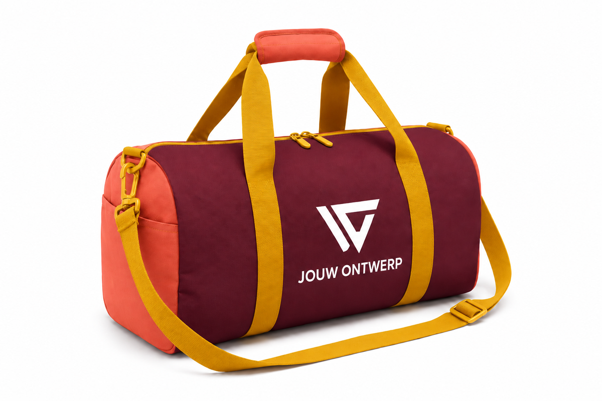 Gepersonaliseerde sporttas met eigen logo