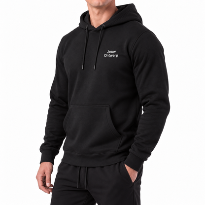 Gepersonaliseerde sporthoodie met eigen logo