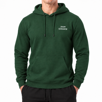 Gepersonaliseerde sporthoodie met eigen logo