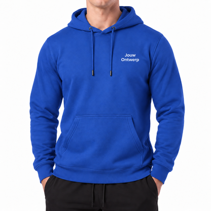 Gepersonaliseerde sporthoodie met eigen logo