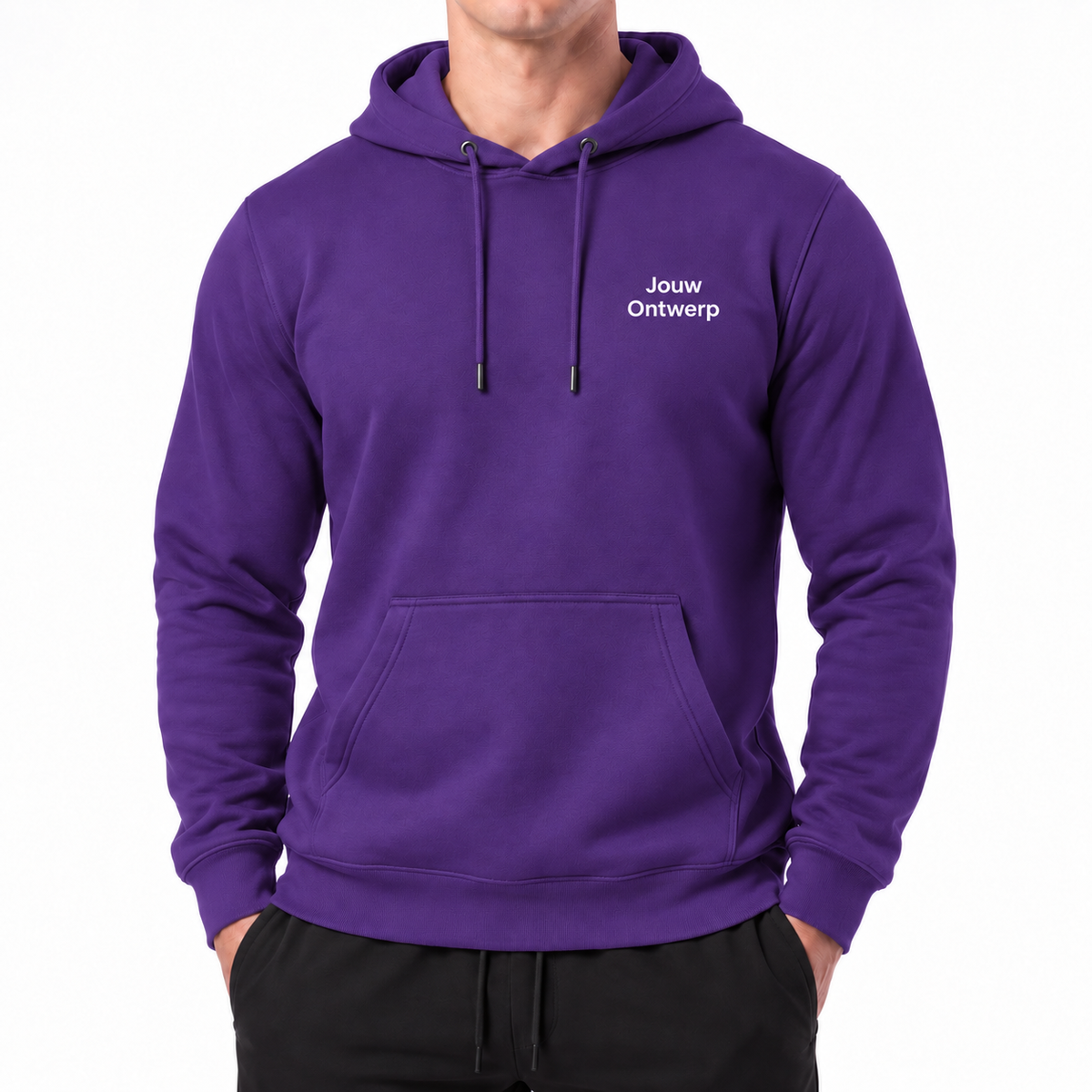Gepersonaliseerde sporthoodie met eigen logo