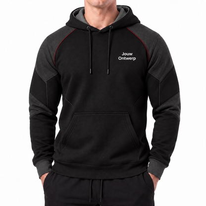 Gepersonaliseerde sporthoodie met eigen logo