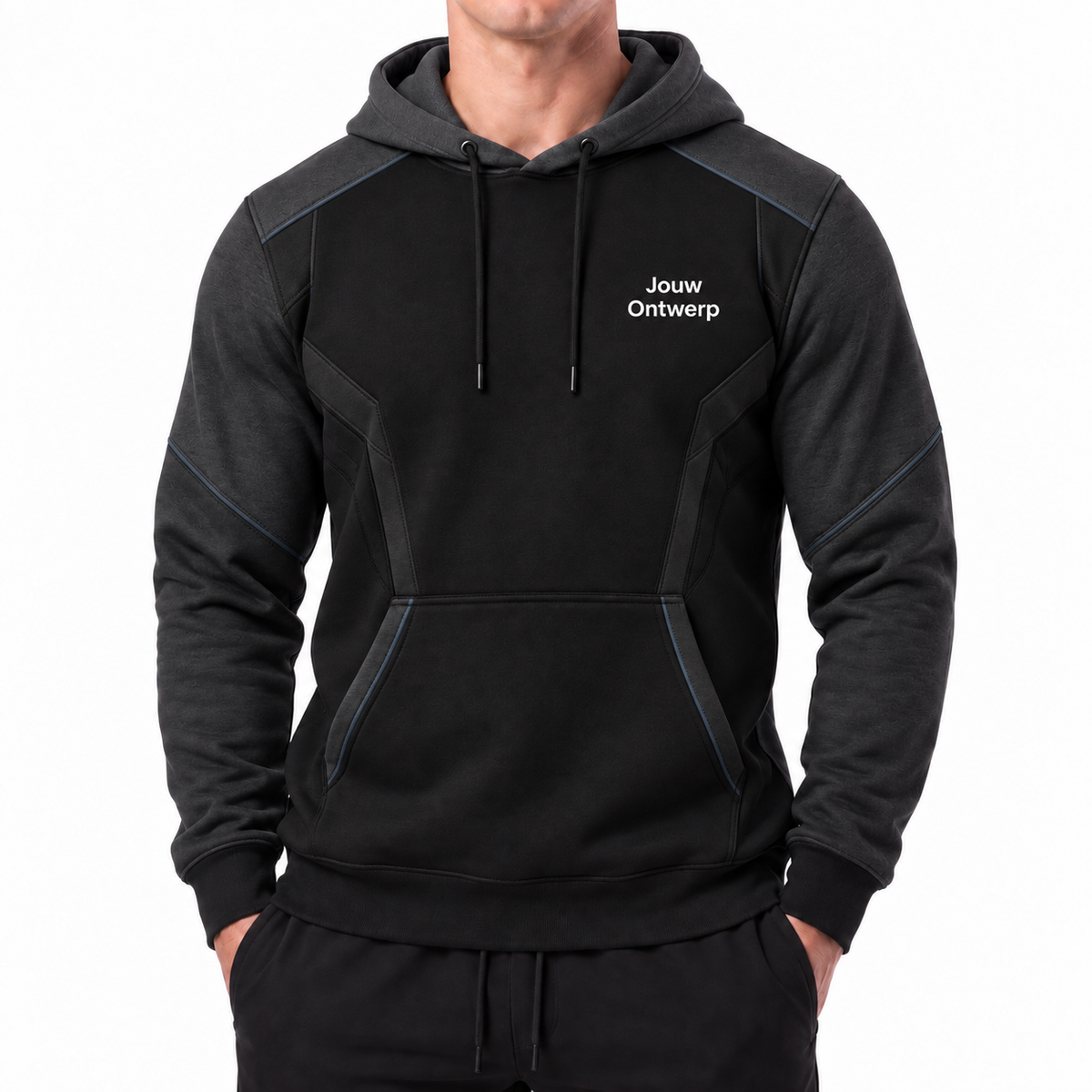 Gepersonaliseerde sporthoodie met eigen logo