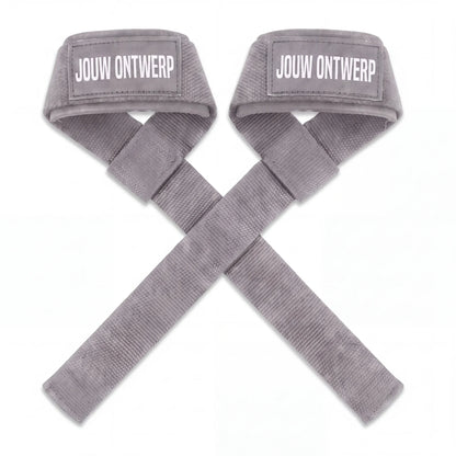 Gepersonaliseerde lifting straps met eigen logo
