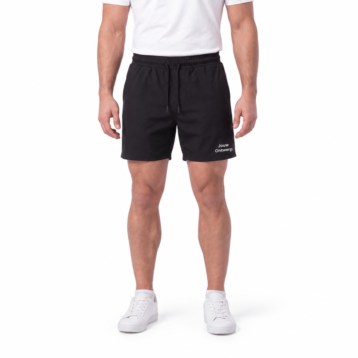 Gepersonaliseerde korte sportbroek met eigen logo