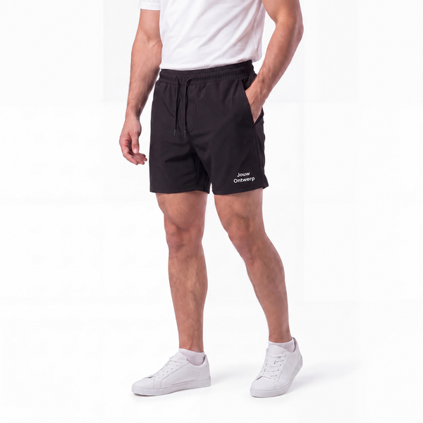 Gepersonaliseerde korte sportbroek met eigen logo