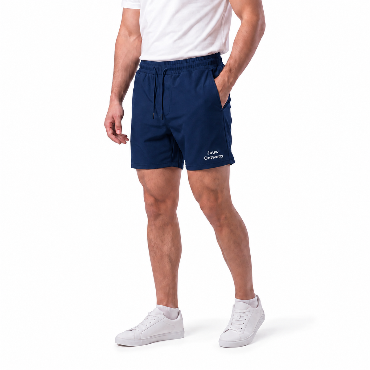 Gepersonaliseerde korte sportbroek met eigen logo