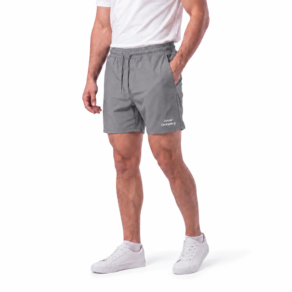 Gepersonaliseerde korte sportbroek met eigen logo