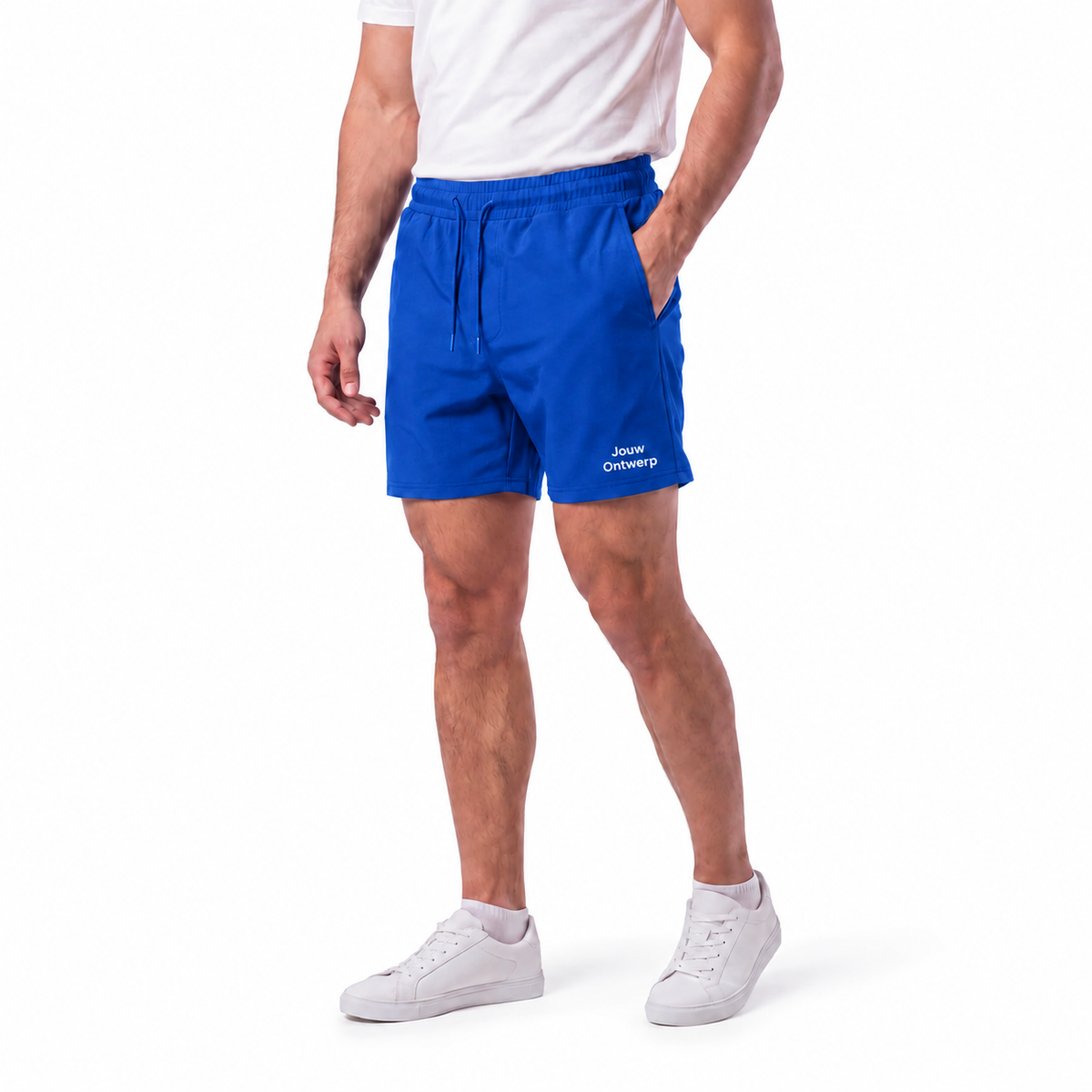 Gepersonaliseerde korte sportbroek met eigen logo