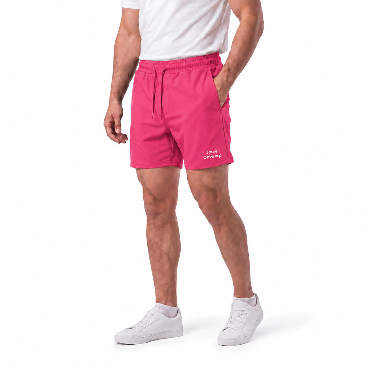 Gepersonaliseerde korte sportbroek met eigen logo