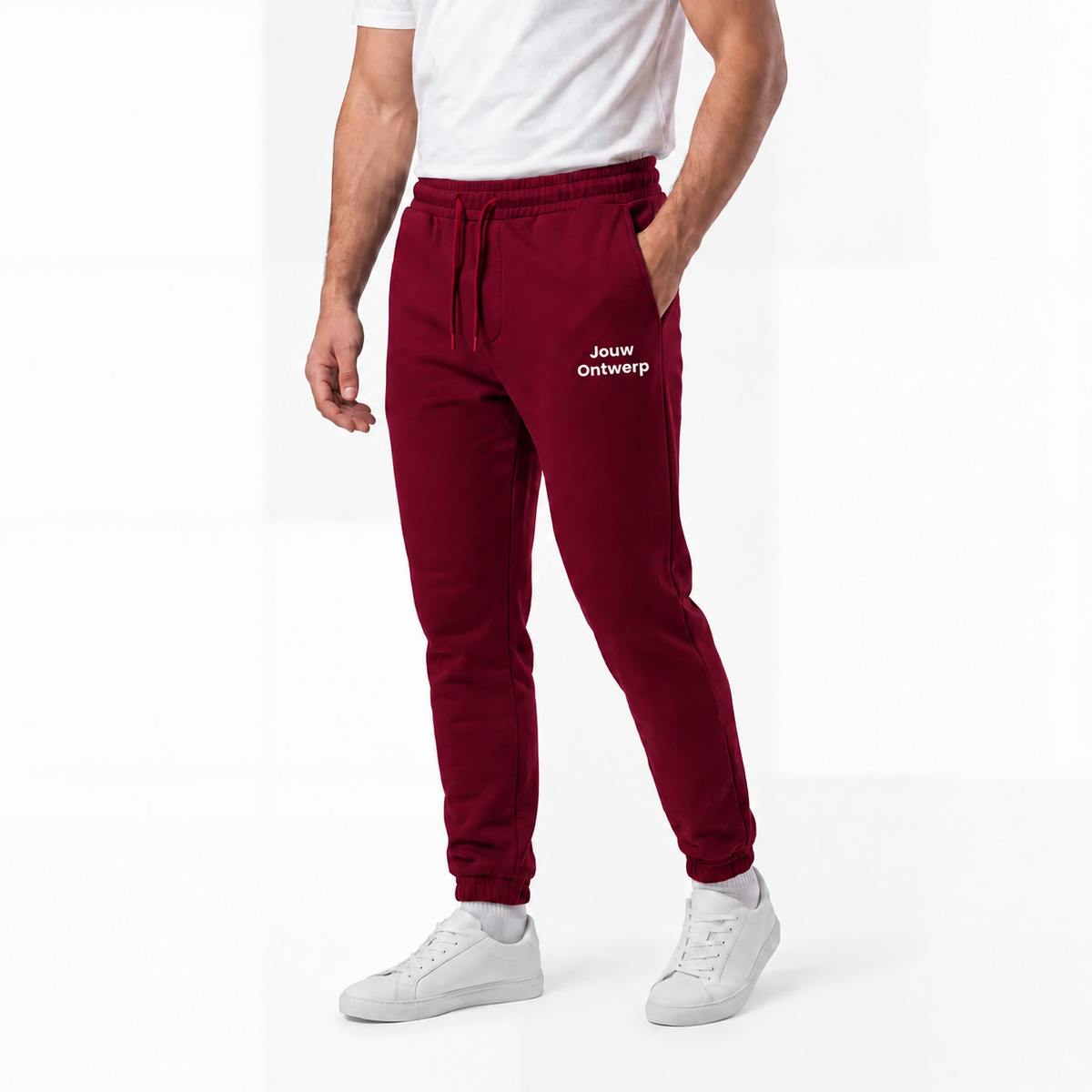 Gepersonaliseerde lange sportbroek met eigen logo