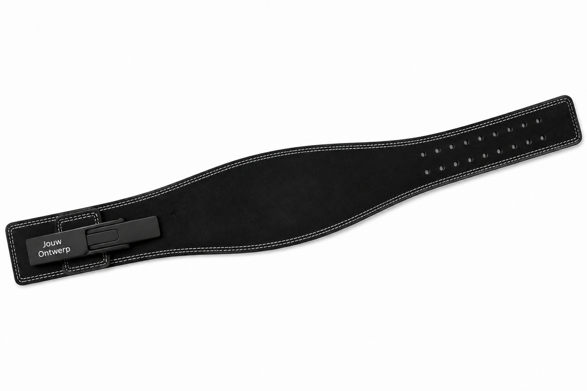 Gepersonaliseerde lifting belt met eigen logo