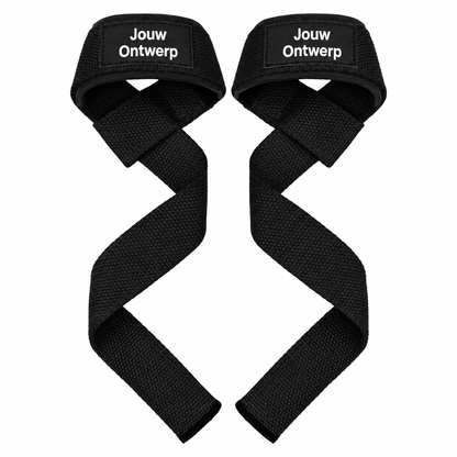 Gepersonaliseerde lifting straps met eigen logo