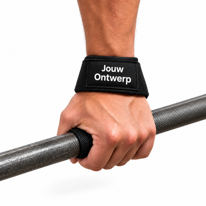 Gepersonaliseerde lifting straps met eigen logo