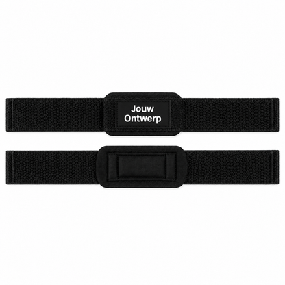 Gepersonaliseerde lifting straps met eigen logo
