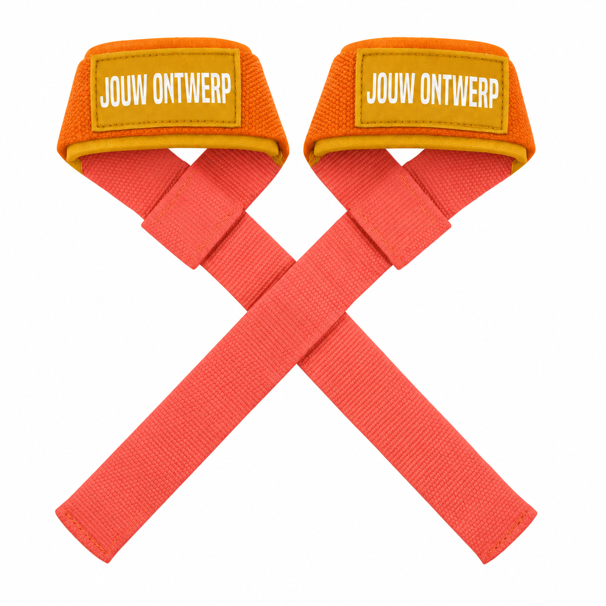 Gepersonaliseerde lifting straps met eigen logo