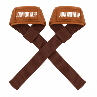 Gepersonaliseerde lifting straps met eigen logo