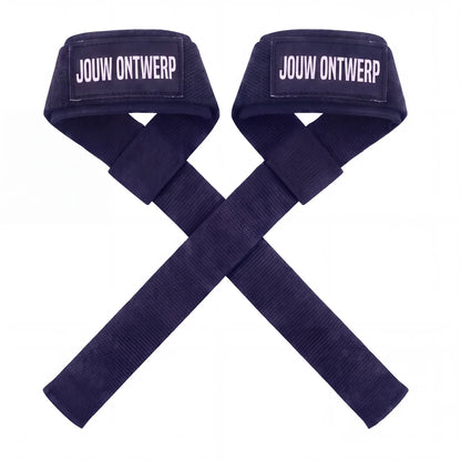 Gepersonaliseerde lifting straps met eigen logo