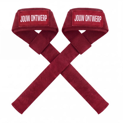 Gepersonaliseerde lifting straps met eigen logo