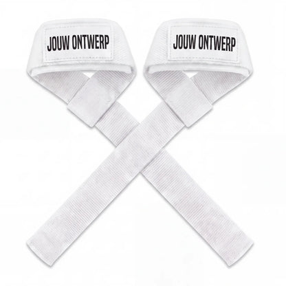 Gepersonaliseerde lifting straps met eigen logo