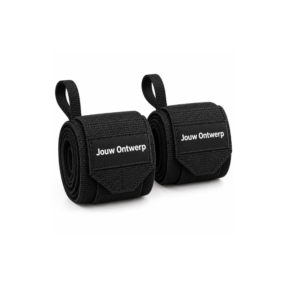 Gepersonaliseerde wrist wraps met eigen logo