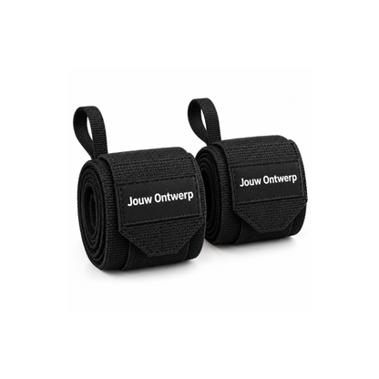 Gepersonaliseerde wrist wraps met eigen logo