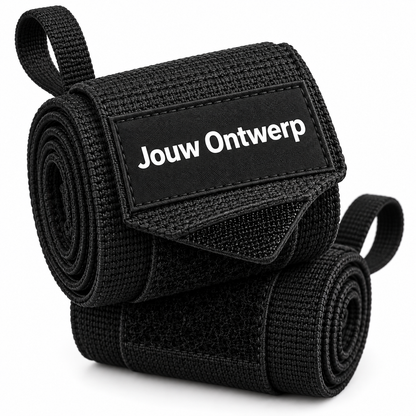 Gepersonaliseerde wrist wraps met eigen logo