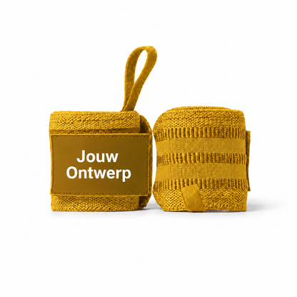 Gepersonaliseerde wrist wraps met eigen logo