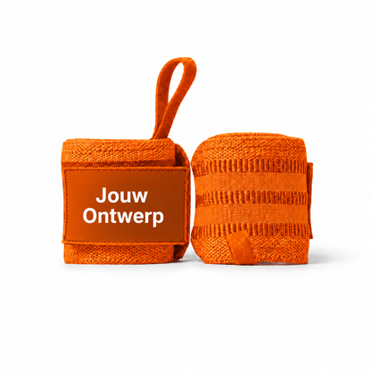 Gepersonaliseerde wrist wraps met eigen logo