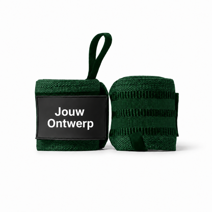 Gepersonaliseerde wrist wraps met eigen logo