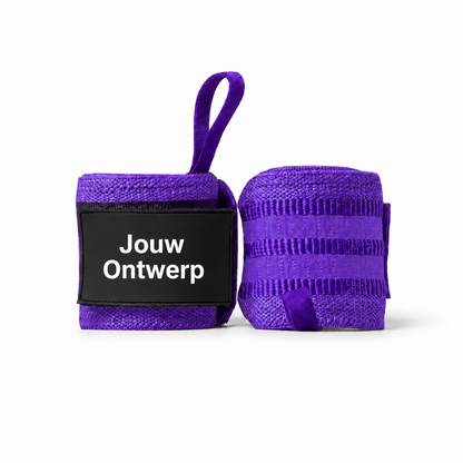 Gepersonaliseerde wrist wraps met eigen logo