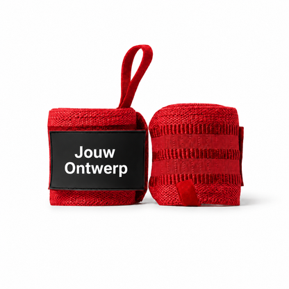 Gepersonaliseerde wrist wraps met eigen logo