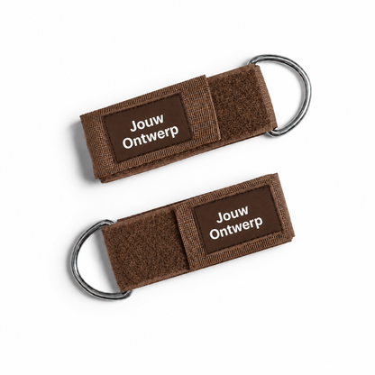 Gepersonaliseerde enkel- en polsstraps met eigen logo