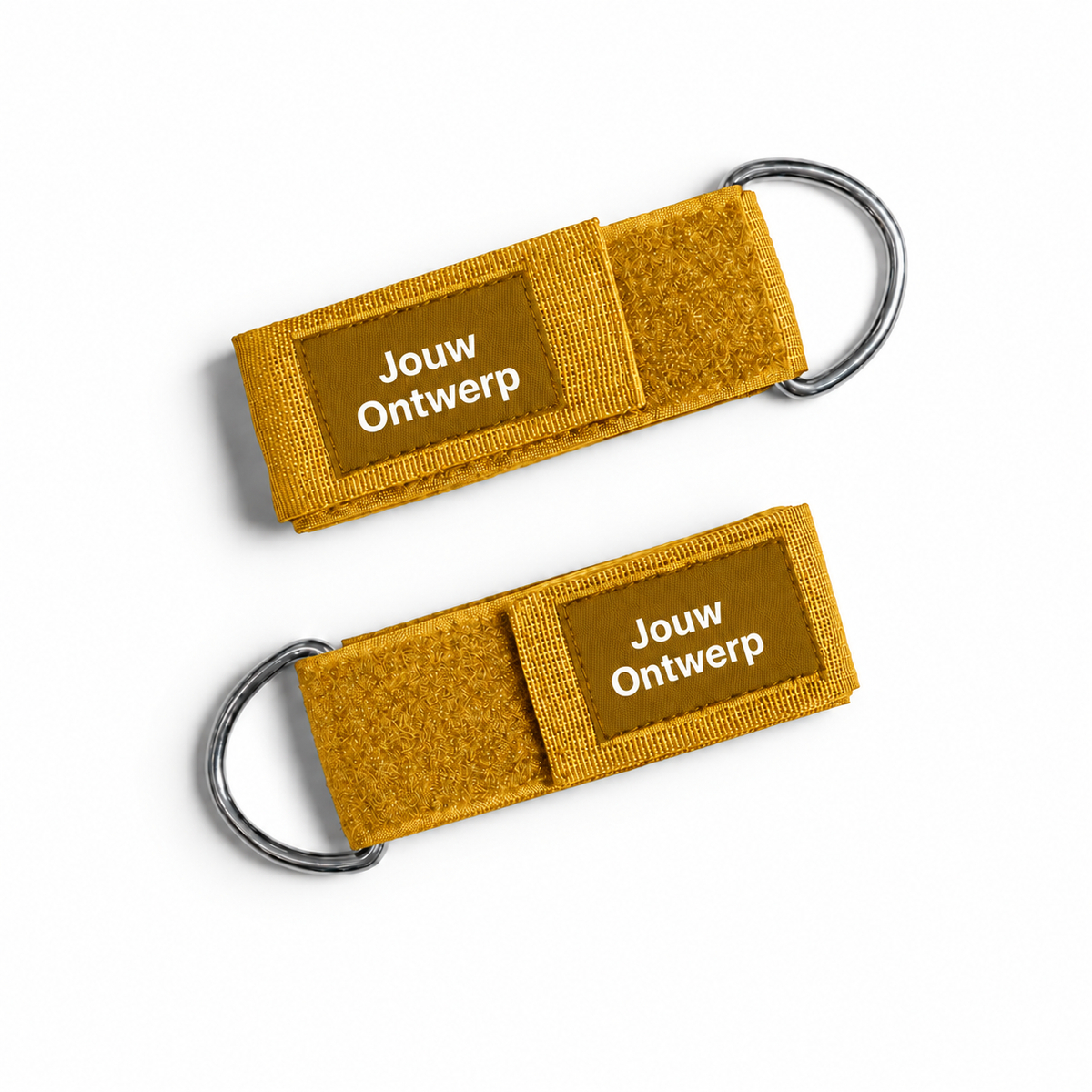 Gepersonaliseerde enkel- en polsstraps met eigen logo