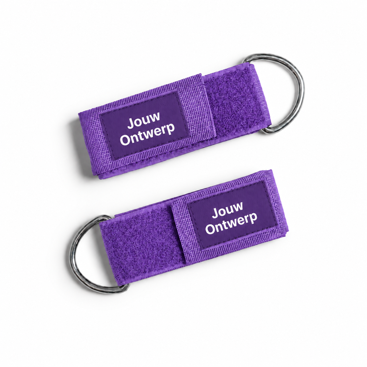 Gepersonaliseerde enkel- en polsstraps met eigen logo