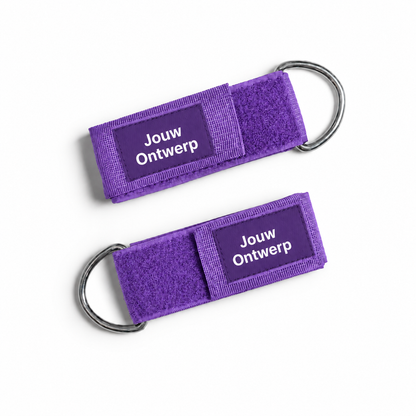 Gepersonaliseerde enkel- en polsstraps met eigen logo