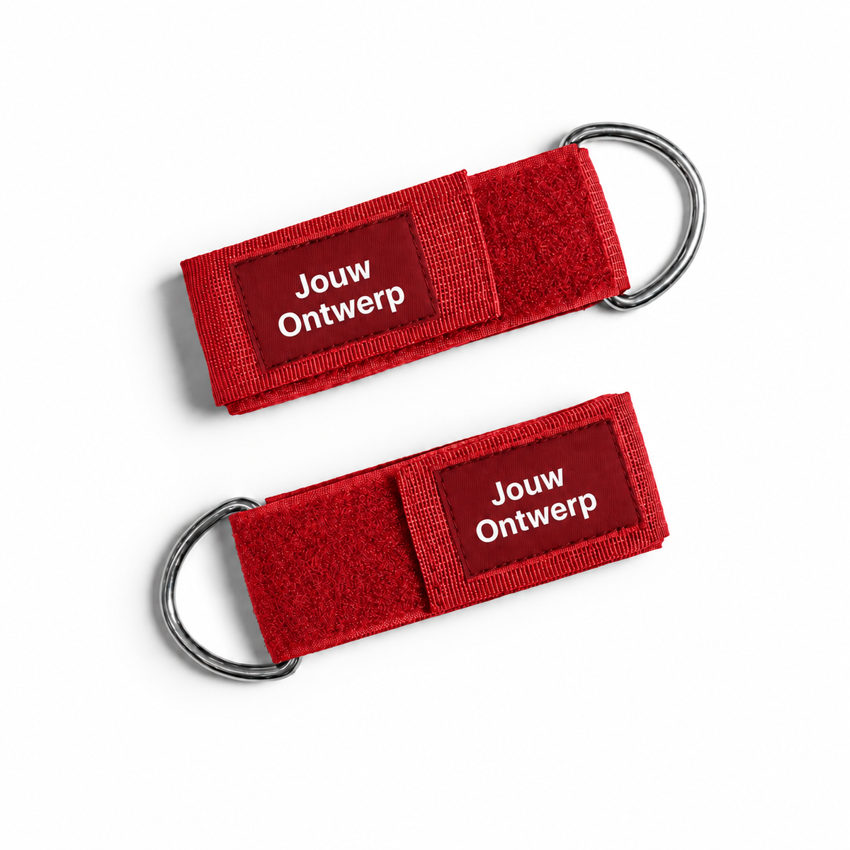 Gepersonaliseerde enkel- en polsstraps met eigen logo