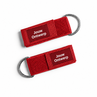 Gepersonaliseerde enkel- en polsstraps met eigen logo
