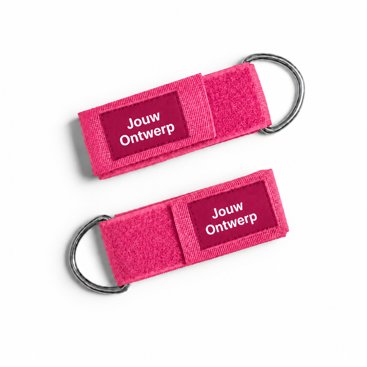 Gepersonaliseerde enkel- en polsstraps met eigen logo