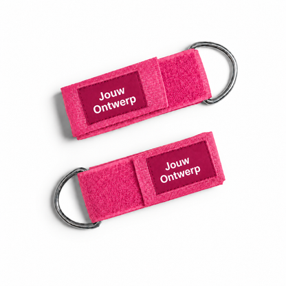 Gepersonaliseerde enkel- en polsstraps met eigen logo